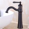 Bathroom faucet Rea Vintage Old Black High