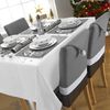 Weihnachts Deko Set für Tisch + Stühle grey