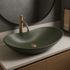 Lavabo sobre encimera Rea Royal Olive Matt