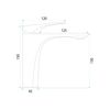 Bathroom faucet PREMIUM Rea Joe Titan low