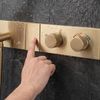Душевой комплект Rea Uni Brush Gold + BOX