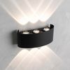 Applique murale de façade LED JNH040-6G Black
