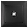 Presa Antenna con Cornice OSTE JNH012-A BLACK