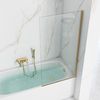 Fürdőkádparaván Rea Elegant Fix Arany 70 cm