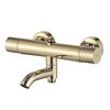 Thermostatic shower system Rea Lungo Diamond Gold