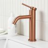 REA CLIF Brush Copper Low praustuvo maišytuvas