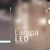 Lubų lempos pakabinamas LED baltasis auksas APP478-CP