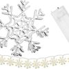 Christmas tree lights Garland LED Snowflakes