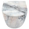 Ripp-WC kauss Carlos Slim Rimless Granite Shiny N