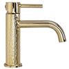 Bathroom faucet Rea Lungo Art Gold Low