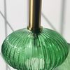 Skleněná závěsná stropní lampa zelená APP465-1CP
