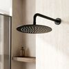 Kulatá dešťová sprcha REA JS-P014B 25cm Black