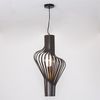 LAMPA SUFITOWA GEOMETRYCZNA APP484-1CP CZARNA