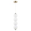 Lámpara de techo colgante LED LHJ118-4CP oro cepillado