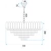 Lamp Cristal G049-CP 60CM