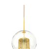 Sklenená závesná lampa APP556-1CP 30cm GOLD