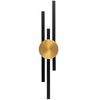 LED SIENINĖ LAMPA LED APP1437-W BLACK GOLD