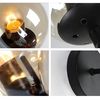Nástěnné svítidlo Skleněné svítidlo APP750-1W Černé