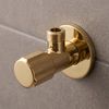 Ъглов вентил 02  1/2" x 3/8" Gold