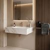 Настінна раковина REA Aresa Grey Gold 70