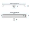 Linear drainage REA Neox pro Gold 70