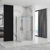 Shower enclosure Rea Molier Chrome Double 100x100