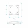 Single socket frame OSTE JNH013-1F White