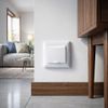 Presa singola con messa a terra e coperchio con cornice OSTE JNH005-G White