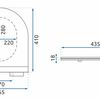 Toilet seat CARLO GRANIT SHINY DUROPLAST SLIM