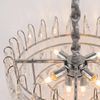 Křišťálová závěsná lampa SWE079-CP 50cm Chrom