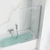 Bathtub screen Rea Lagos Fix 80 Chrome