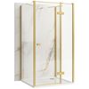 Cabina de dus Rea Atlas 120x100 Brush Gold