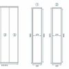 Shower doors Rea Alex Black 90