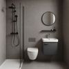 Bathroom furniture set with washbasin Molly 40cm Grey