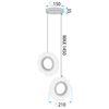 Люстра LED LHJ103-2CP GOLD
