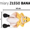 Mascotte peluche Il cattivo banana