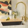 Kitchen faucet REA Caren BRUSH GOLD