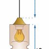 Lampada APP901-1CP Gold