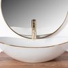 Countertop washbasin Rea Royal Gold Edge