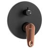 Shower system REA MILD BLACK ROSE GOLD + BOX