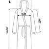 Naiste hommikumantel Jordan Navy Grey M
