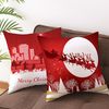 Kissenbezug Merry Christmas 3D -34