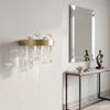 LED sieninis šviestuvas SWE075-W Brushed Gold