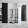 shower enclosure Rea Concept Black 90x90