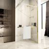 Shower screen Rea Aero Gold N 90 Walk In + EVO