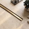 Linear drainage REA Neox Slim pro Brush Gold 80