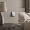 Double Switch with Frame OSTE JNH007-W GREY