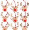 Set of  Christmas ornaments 9 pcs reindeers