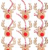 Christbaum Schmuck Reindeer 9 Stk