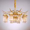 CEILING METAL CRYSTAL PENDANT LAMP APP769-9CP